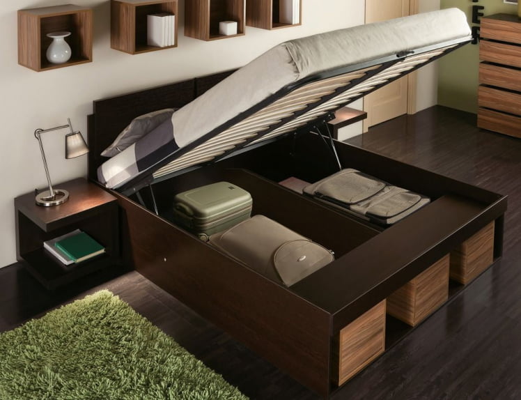 Кровать 2 (1600) HYPER Венге (спальня)_1