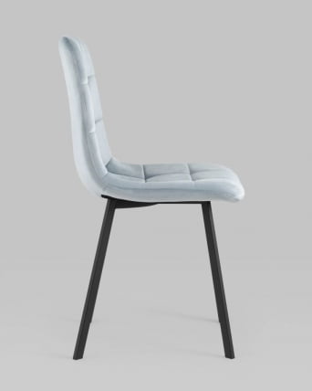 Стул Chilly велюр серо-голубой 4 шт._2