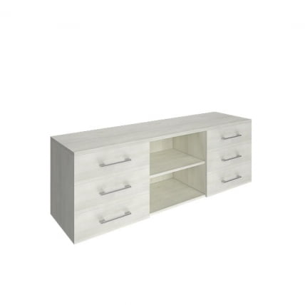 Тумба модульная трехсекционная YALTA LT-TS 3.1 Снежная Платина_0