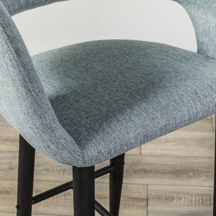 Кресло Hugs Б св.сер/черный_1