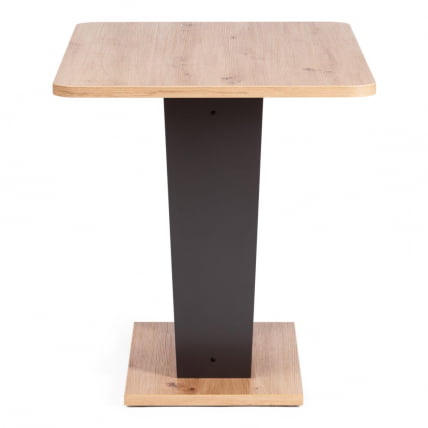 Стол обеденный TIBI нераздвижной ЛДСП, 68,6 х 110 х 75 см, Дуб артисан/Графит_2