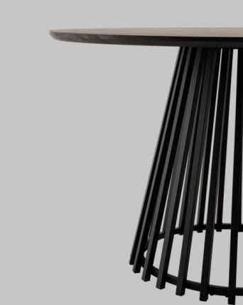 Стол обеденный Daphne 120*75 см темное дерево_3