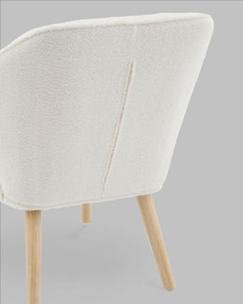 Кресло Вэйл тэдди белый_6