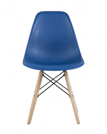 Стул Eames Style DSW синий (разборный каркас)_1