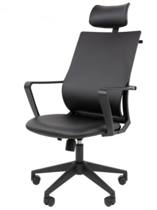 Кресло руководителя Chairman 545 экокожа Черный_15