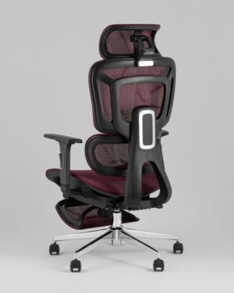 Кресло офисное ТопЧаирс Нимбус бордовый / TopChairs Nimbus_4