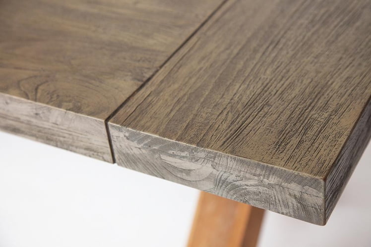 Стол обеденный Secret De Maison Kalido дерево тик, 200х100х78см, серый/натуральный_6