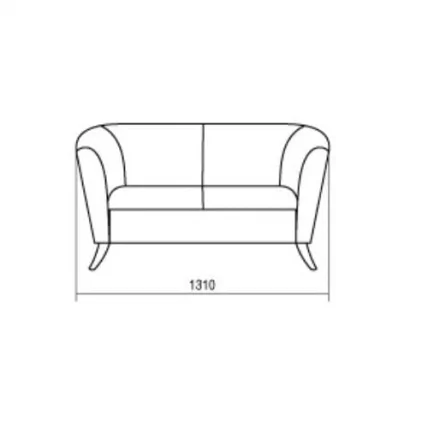 Диван двухместный Карр 2Д Art-vision 101_1