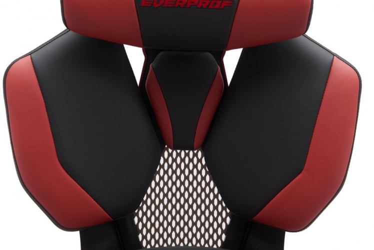 Кресло геймерское Everprof Tiger Экокожа Красный_7