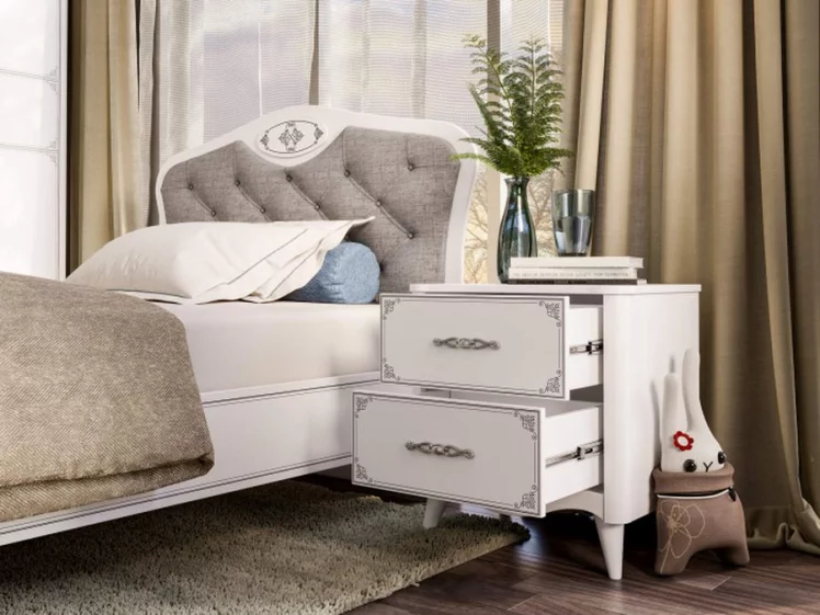 Тумба прикроватная Элис ЛД 532.020.000 Белая_5