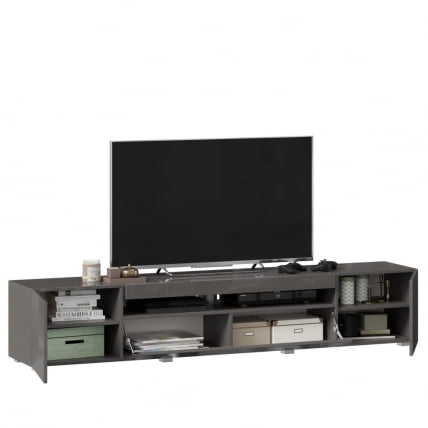 Тумба под ТВ 2000 Бруклин ЛД 685.030.000 A Оникс Серый глянец_2