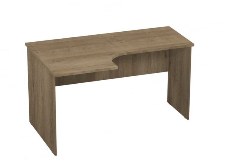 Стол компьютерный угловой Р.РС-14 (левый) Ясень светлый_0