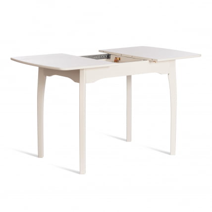 Стол CATERINA бук, мдф, 100+30x70x75, Ivory white_5