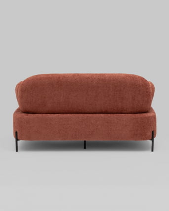 Диван Кэнди ткань букле коралловый_4