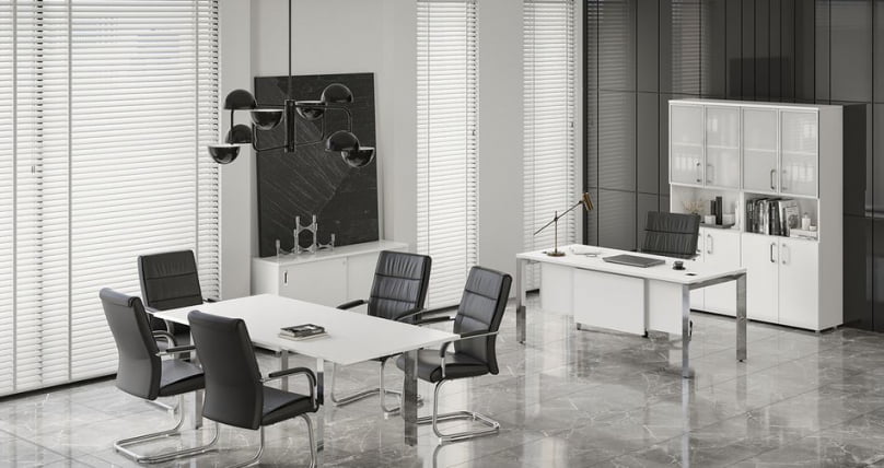 Стол журнальный на П-образном м/к ONIX DIRECT LUX M-O.MP-SJ-1 Белый бриллиант_1