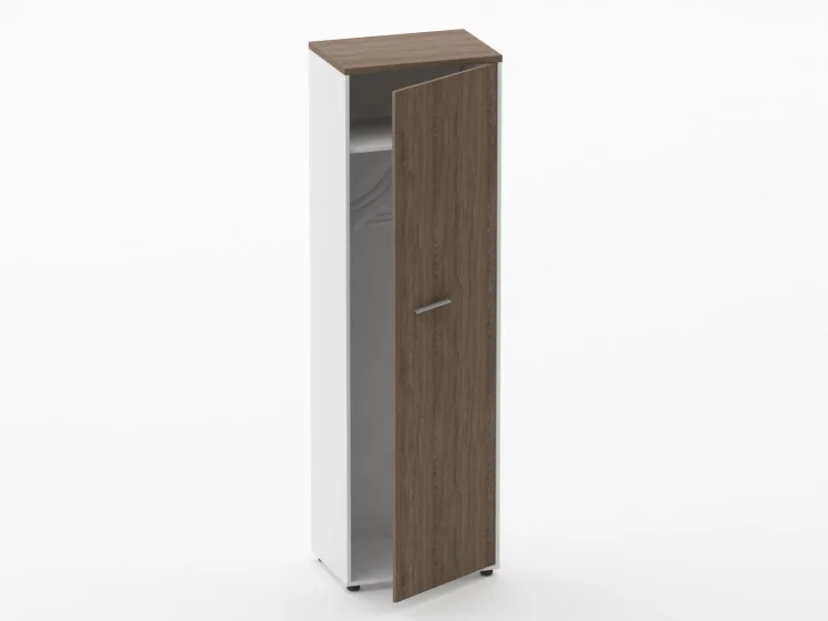 Шкаф для одежды 4 узкий Deka 10.19.302Пр Дуб Верцаска/Белый_1