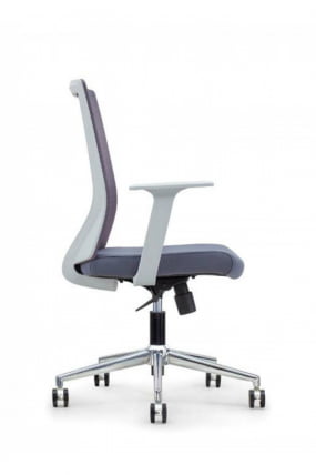 Кресло офисное ТРЭНД GREY LB Серая сетка_2