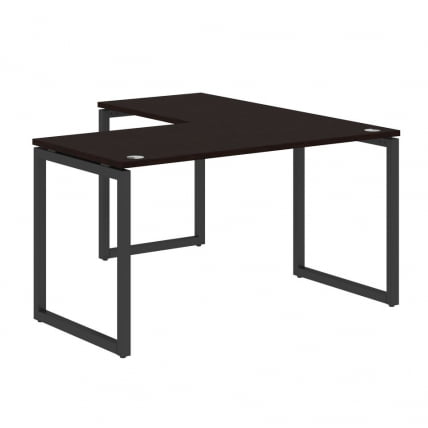 Стол угловой левый XTEN-Q XQCT 1415 L Легно темный Антрацит_0