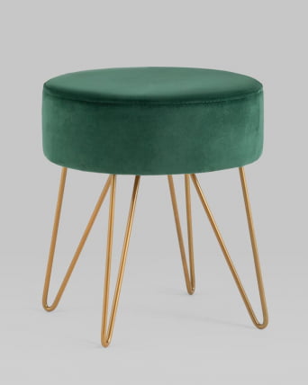 Пуф Спейси велюр Зеленый_4