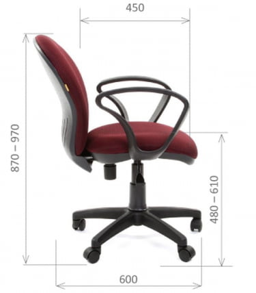 Офисное кресло для оператора CHAIRMAN 684 JP NEW TW11 Черное_3