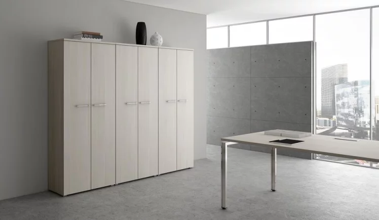 Стол системы БЭНЧ, переговорный, средний GLOSS LINE НСПС-П.927 Ivory_1