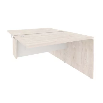 Стол-приставка двойной к опорным элементам ONIX O.D.SPR-2.8 Денвер Светлый/Белый_0