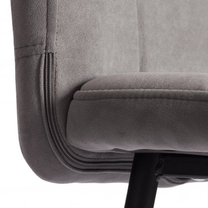 Полубарный стул Medeo/Медео велюр, серый, 29, 42х56х102 см_7