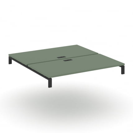 Двойной стол надставка на две опорные тумбы CONCEPT CN.DSN-008 Кобо Черный_0