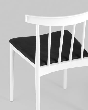 Стул пластиковый Ранч с мягким сиденьем Белый / Ranch_6