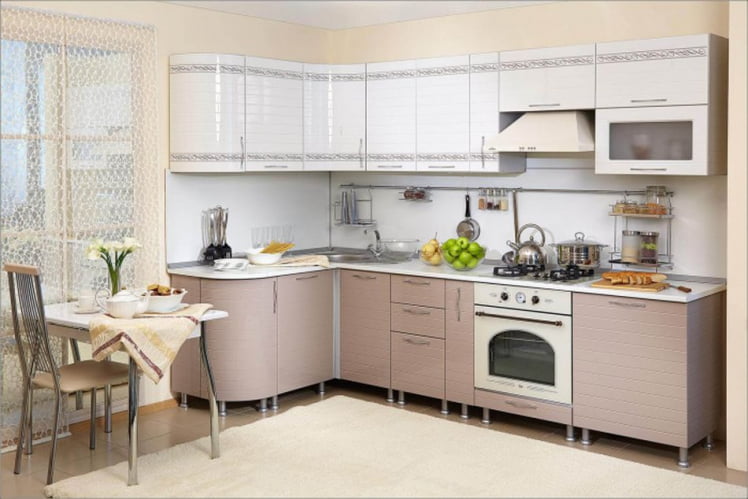 Панель окончание шкафа кухонного 704 тип 3 Анастасия ЛД 847.003.000 Белая_2