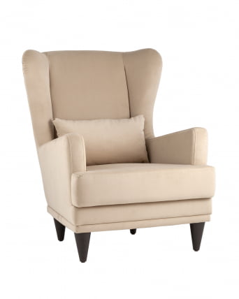 Кресло Скотт велюр Бежевый_0