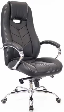 Кресло руководителя Drift M кожа Черный_3
