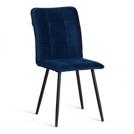 Стул обеденный Бари ЛТ, велюр, Блуе (синий), 41х55х89 см / Bari LT, Blue_0