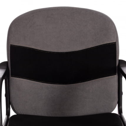 Кресло BAGGI PA флок , серый/черный, 29/35_6