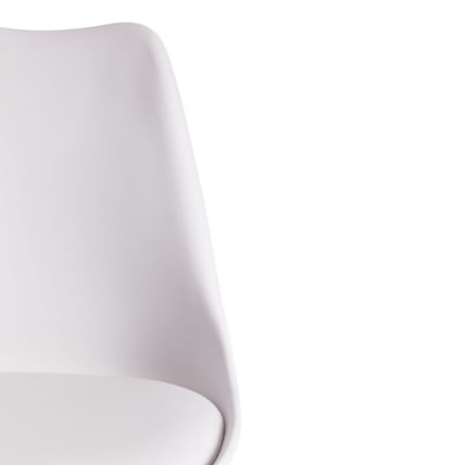 Стул барный TULIP BAR (mod. C1014H) / 1 шт. в упаковке пластик/дерево, 57 х 48 х 104 см, белый 018 /натуральный_5