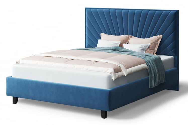 Кровать Леона, 2000 x 1200 мм, синий_0