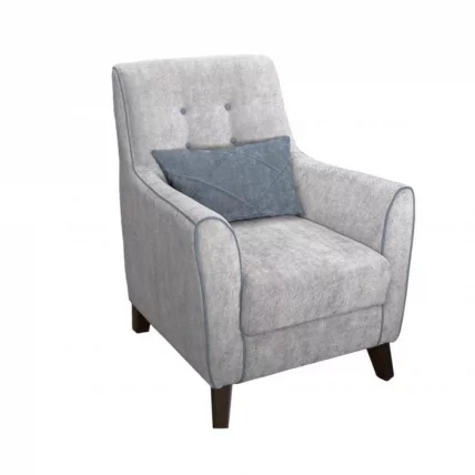 Кресло Френсис ТК 515 Офелия 8 Светло-серый Офелия 10 Темно-серый_0