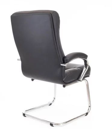 Кресло для посетителей Everprof Orion CF Кожа Черный_2
