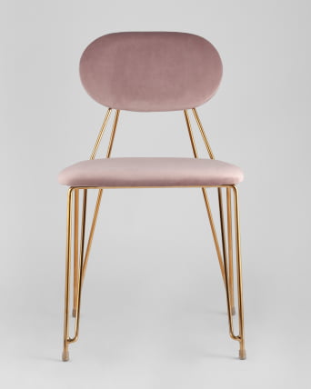Стул Элис мягкий Розовый_2