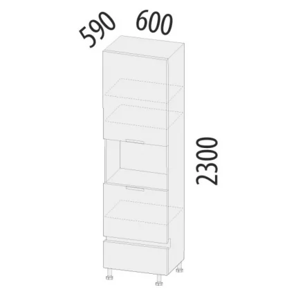 Пенал кухонный (лев/прав) Дакота 103.76_5