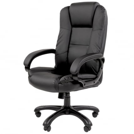 Кресло офисное CHAIRMAN 600 экокожа Черный_1