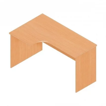 Стол компьютерный угловой Р.РС-14 (левый) бук Бавария_0