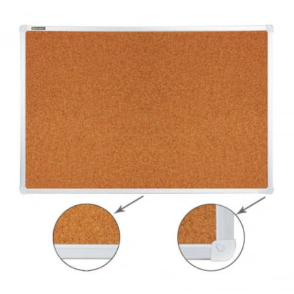 Доска пробковая для объявлений BRAUBERG 60х90 см_0