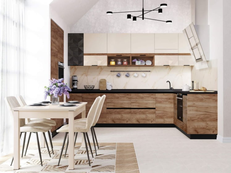 Кухонный гарнитур П-образный Дакота №3_0