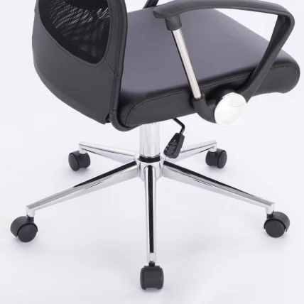 Кресло офисное BRABIX Flight R EX-541 экокожа Черное_8