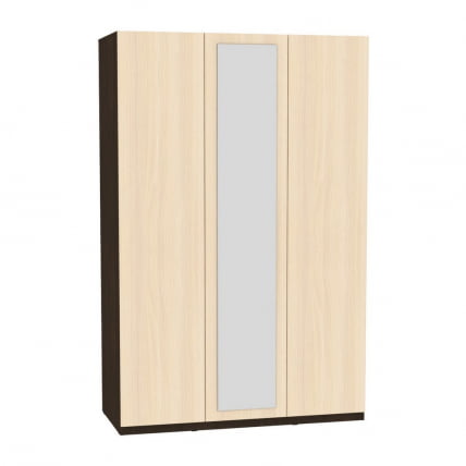 Шкаф распашный R-198х135х45-1-PO-M(Венге-ДМ)_0