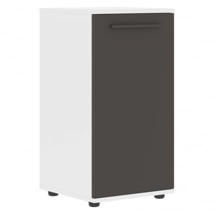 Шкаф колонка с глухой малой дверью ЕДИС ЕЛCС 42.1 Мокко Мокко Белый / EDIS ELCS_0