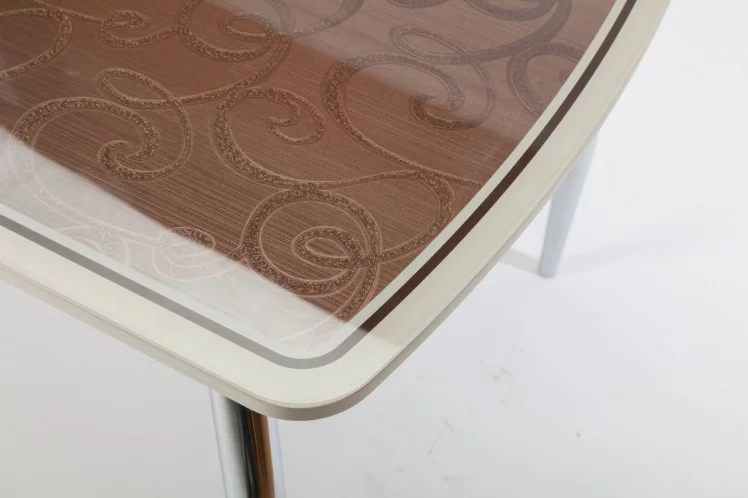 Стол обеденный Чикаго КЗ(6191) крем,завитки бронза_8