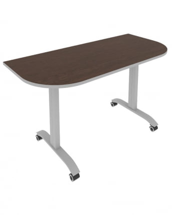 Стол радиусный складной мобильный MOBILE SYSTEM СМ-5.1 Венге/Титан_0