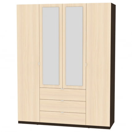 Шкаф распашный Р-230х180х45-3-ТР-М(Венге-ДМ) / R-230х180х45-3-TR-M(Венге-ДМ)_0